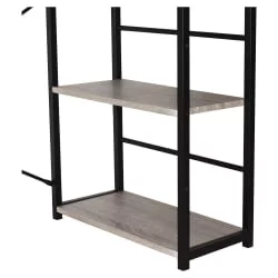 Письменный стол с полками БРАБИКС ЛОФТ CД-005 Дуб антик / BRABIX LOFT CD-005