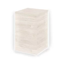 Накладка угловая высокая внешняя  с подсветкой левая для О.Р-Ф.МУ.ВНЕ(Л) ОНИКС О.Р-НУ.В.ВНЕ.С(Л) Денвер Светлый / О.R-F.MU.VNE(L) ONIX О.R-NU.V.VNE.S(L)