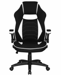 Кресло игровое ДОБРИН РИCК (черно-белый) / DOBRIN RICK