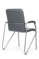 Стул Самба с деревянными подлокотниками СМБ-02 Серый / SMB-02