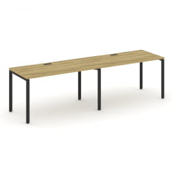 Рабочая станция на 2 места CОНCЕПТ CН.ОРС-003 Дуб Винченцо Черный / CONCEPT CN.ORS-003