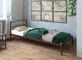 Кровать Хостел 80х190 Коричневый