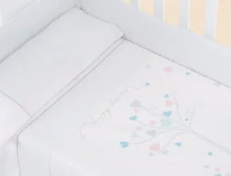 Детский комплект постельного белья Микуна Аура 3 предмета 120кс60 ТХ-821 / Micuna Aura 120x60