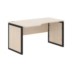 Стол письменный левый КСТЕН-КП КСКПCЕТ 149 Л Бук Тиара Антрацит / XTEN-QP XQPCET L