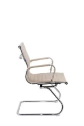 Кресло для посетителей Лео CФ экокожа Бежевый / Leo CF