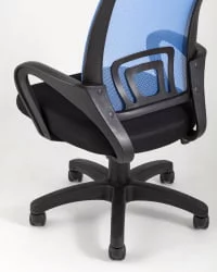 Компьютерное кресло ТопЧаирс Симпле Синее / TopChairs Simple