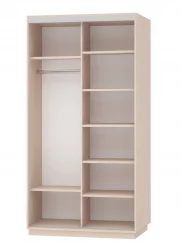 Шкаф-купе двухдверный Экспресс Дуо 1200х2200х Улица/Белый снег / 1200х2200h