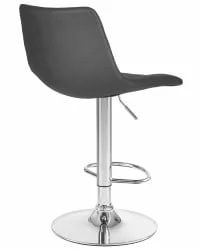 Стул барный ДОБРИН ТАИЛОР экокожа Серый / DOBRIN TAILOR