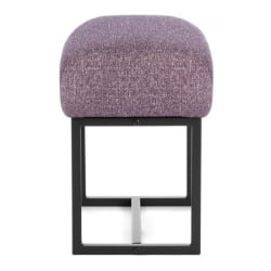 Пуф Чарли Лукс П/Чарли Люкс велюр/букле, ВТ шапе воод росе / Charli Lux VT shape wood rose