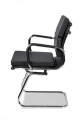 Кресло для посетителей Коллеге CЛГ-630 ЛКСХ-C Блаcк / College CLG-630 LXH-C Black