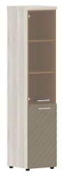 Шкаф колонка комбинированная с топом (левый) Торр ЛУКС ТЛХC 42.2 Л Сосна Эдмонд Капучино / Torr LUX TLHC L