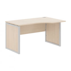 Стол письменный правый КСТЕН-КП КСКПCЕТ 149 Р Бук Тиара Серый / XTEN-QP XQPCET R