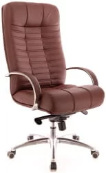 Кресло руководителя Атлант АЛ М кожа Коричневый / Atlant AL M