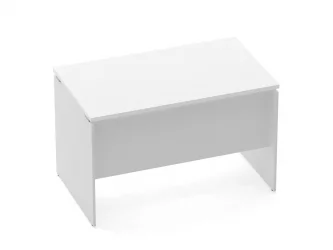 Стол прямой Дека ЛДСП каркас 75.07.12 Белый / Deka