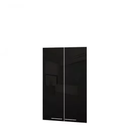 Фасад стеклянный средний ТАИМ-МАКС 4ФКС.008 Черный глянец / TAIM-MAX