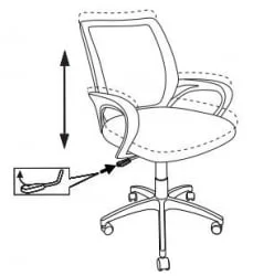 Кресло офисное Бюрократ CХ-В695НЛТ Темно-синий / CH-W695NLT