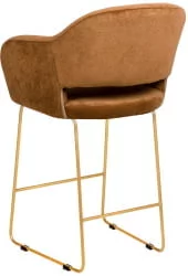 Стул барный Оскар (Б) Браун/ЛинкЗолот / Oscar