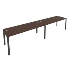 Рабочая станция на 2 раб.места Метал Сйстем Б.СМ-2.5 Венге/Антрацит / Metal System