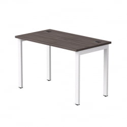 Стол прямой на металлокаркасе, опоры 90 гр Еверпроф ЕВО 254С006 Дуб Пасадена Белый / Everprof EVO 254S006