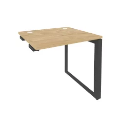 Стол-приставка на О-образном м/к к опорным элементам ОНИКС О.МО-СПР-0.7 Тиквуд Светлый/Антрацит / ONIX O.MO-SPR-0.7