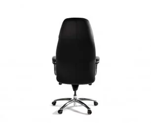 Кресло руководителя ПОРСCХЕ кожа Черный / PORSCHE