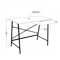 Cтол ВД-12 Бурнт / Cтол WD-12 Burnt