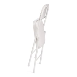 Стул ФОЛДЕР (мод. 3022Г) каркас: металл, сиденье/спинка: экокожа, 46.5 х 47.5 х 79 см, вхите (белый) / вхите (белый) / FOLDER (mod. 3022G) white white