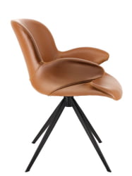 Стул Еверпроф Аурора Экокожа Коричневый / Everprof Aurora