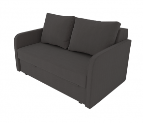 Диван Лоджия Велюр (Берхоусе) Цвет фасада: Темно серый Велюто 32; Тип: Прямой; Материал фасада: Металл/Велюр / (Berhouse)