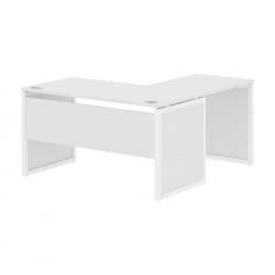 Стол письменный угловой левый КСТЕН-КП КСКПCТ 1415 Л Белый / XTEN-QP XQPCT L