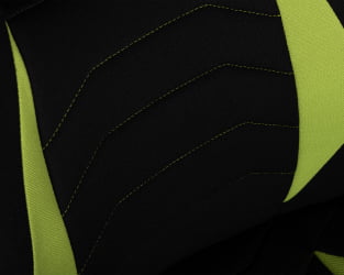 Кресло игровое ДОБРИН РИCК (черно-светло-зеленый) / DOBRIN RICK