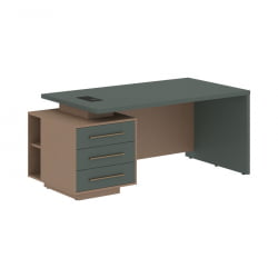 Стол руководителя левый ВЕЛИОН ВCТ 1890 Л Нефрит Кобра / VELION VCT L