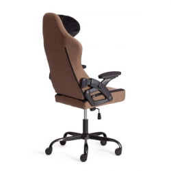 Кресло иВолф ткань, черный/коричневый / iWolf