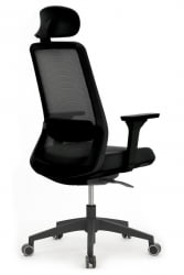 Кресло Ворк W-218C БЛАCК Черный / Work BLACK