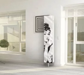 Поворотный зеркальный шкаф Зоом Арт Белый / Zoom Art