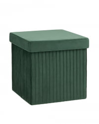 Пуф складной с ящиком Сторе Скуаре Зеленый / Store Square
