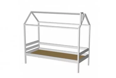 Кровать-домик РооРоом кд-11С Серая / RooRoom