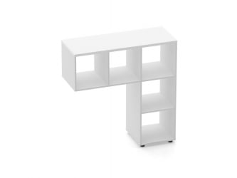 Стеллаж к столу Дека 9.07.11 Белый / Deka