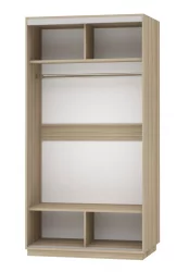 Шкаф-купе со стеклом Экспресс Хит Сакура/Шимо светлый