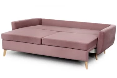 Диван-кровать Калгари-2 Стандарт Альба роза/Твинкли розовый