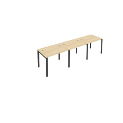 Рабочая станция на 3 раб.места Метал Сйстем Б.СМ-3.1 Акация/Антрацит / Metal System