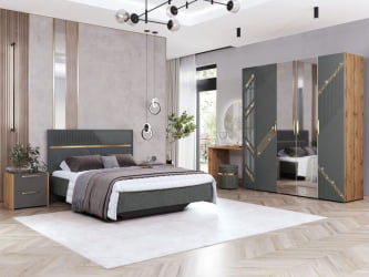 Туалетный столик Монако 902.06 Дуб Вотан Оникс Графит