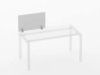 Офисная перегородка Дека 8.12.07 Белый (без крепления) / Deka