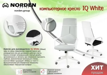 Кресло офисное ИК CКС0898Х Оранге / IQ CX0898H Orange