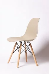 Стул для кухни Еамес СC-001 Бежевый / Eames SC-001