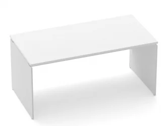 Стол прямой Дека ЛДСП каркас 75.08.16 Белый / Deka