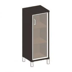 Стеллаж стекло тонированное В421.8 Л Венге магия / L