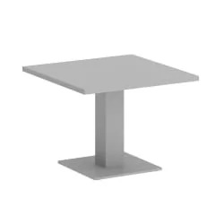 Стол журнальный квадратный ХОМЕ ОФФИCЕ ВР.СП-5-60.2Г Серый/Серый металл / HOME OFFICE VR.SP-5-60.2G