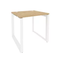 Стол рабочий на О-образном м/к ОНИКС О.МО-СП-0.7 Тиквуд Светлый/Белый / ONIX O.MO-SP-0.7