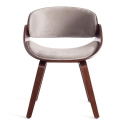 Стул ЛАНДО (мод.8036) дерево / ткань, 59х53х75 см, орех/серый / LANDO (mod.8036)